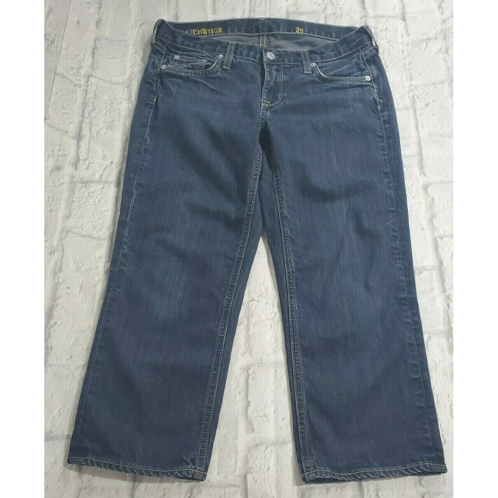 Matchstick Capri Size 29 Womens Deep Indigo Low Rise Denim